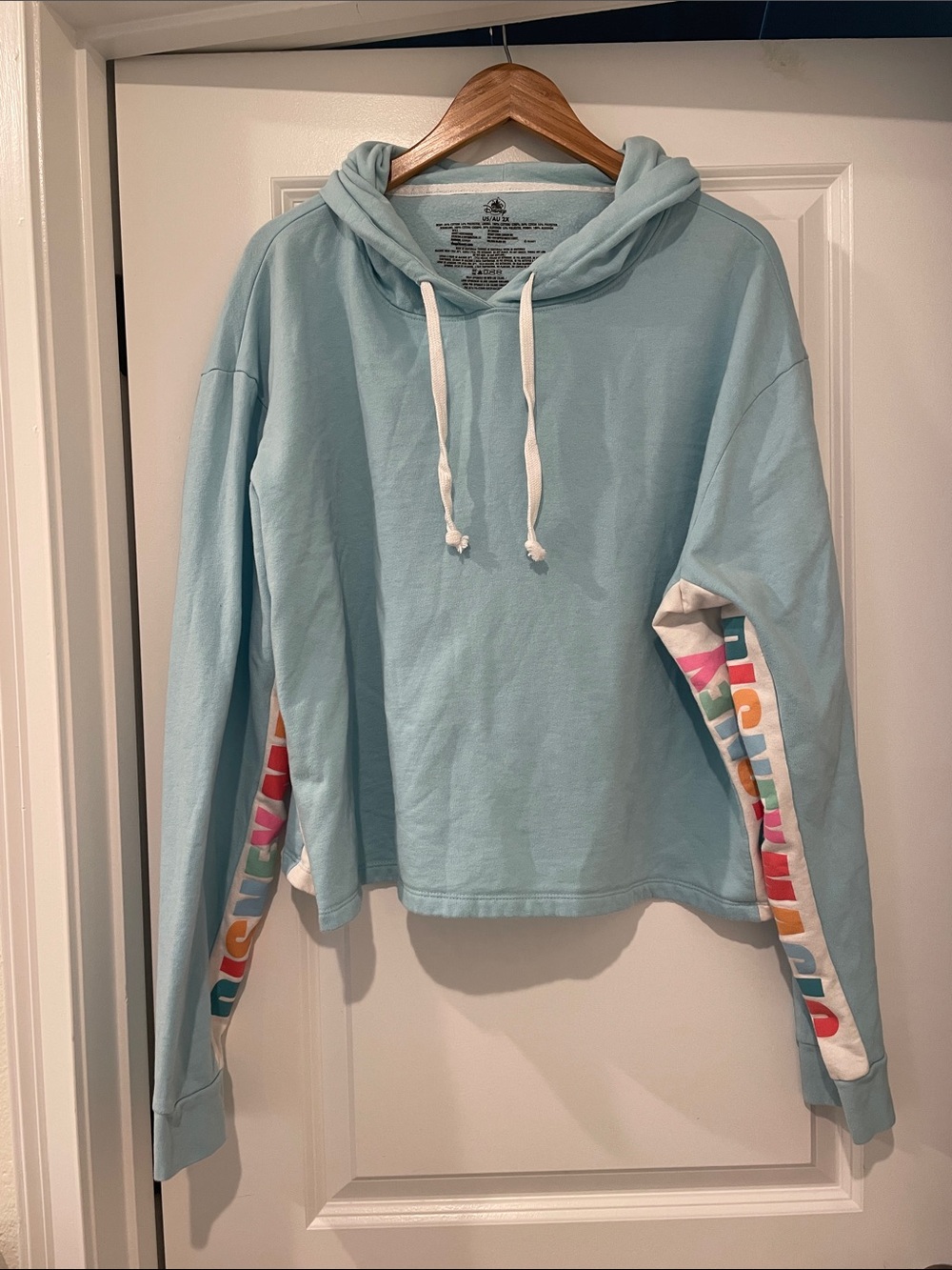 Disney parks Light Blue Hoodie Disney magic size 2x